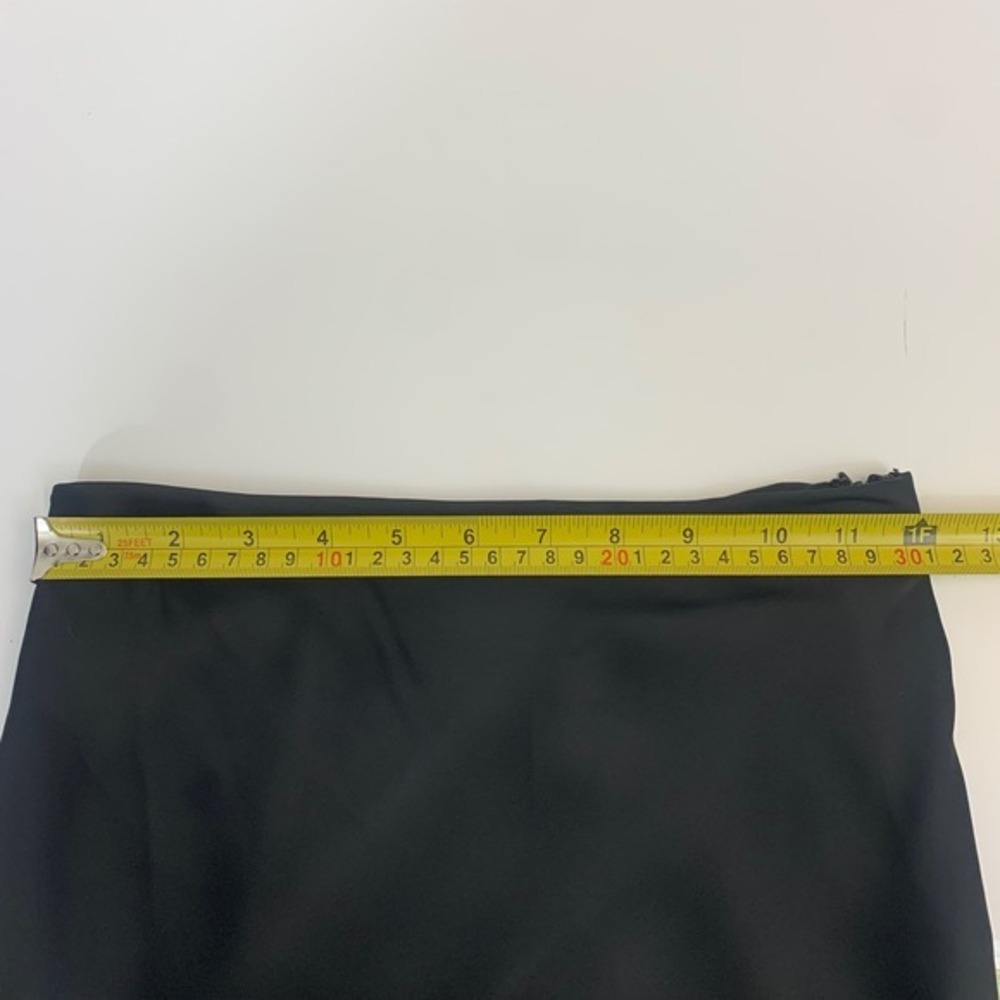 Urban Outfitters Women's XS Black High Waisted Midi Skirt Side Zip Grunge Office - Picture 4 of 9